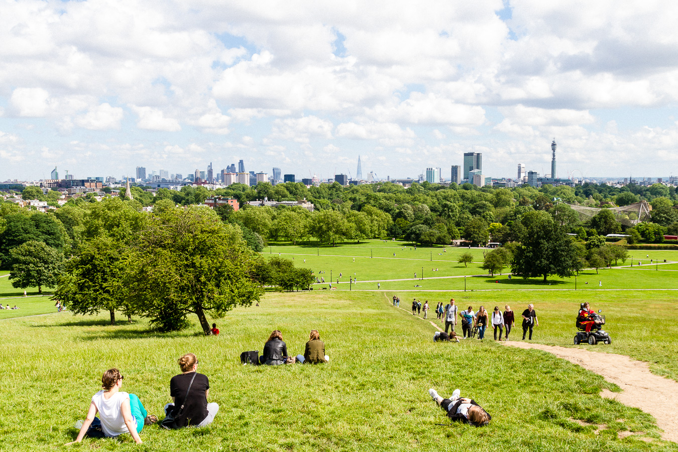 Londres pas cher - Vue de Primrose Hill