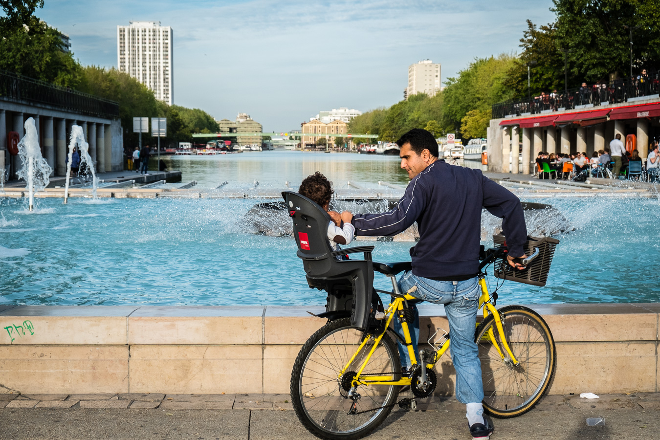 Paris 19 - Bout du canal de l'Ourcq