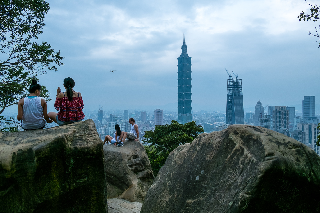 Visiter Taiwan - Vue sur la Taipei-101