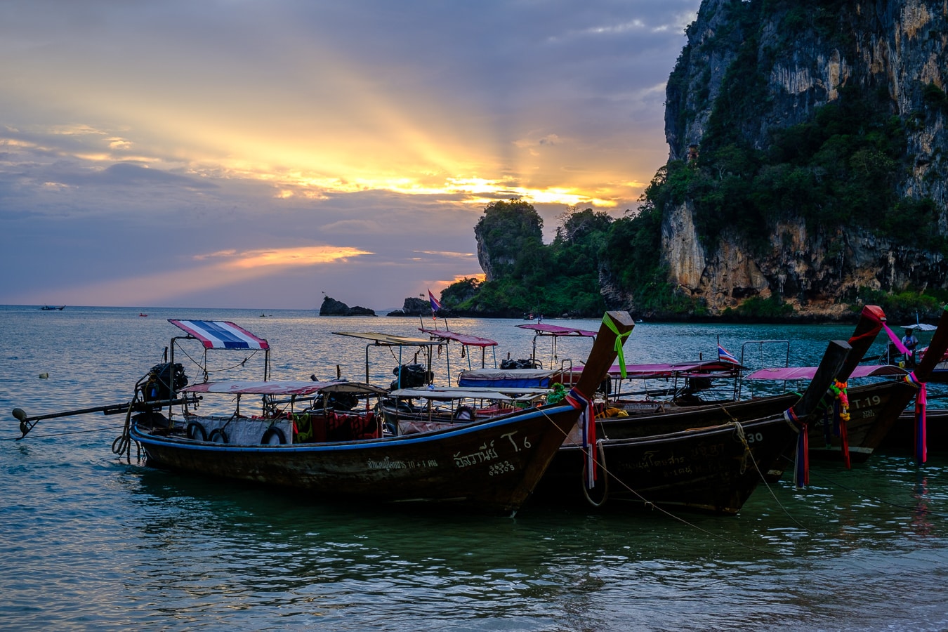 Que faire à Tonsai beach - Tonsai beach, sunset