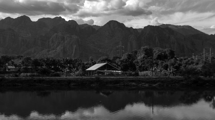 Laos - paysage près de Van Vieng