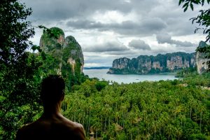 Que faire à Tonsai beach - Vue de Railay et Tonsai