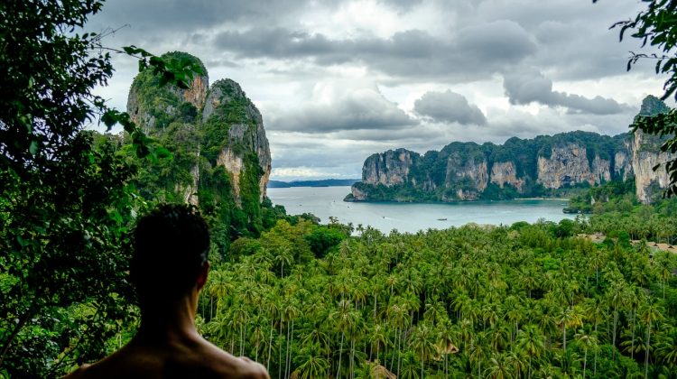 Que faire à Tonsai beach - Vue de Railay et Tonsai