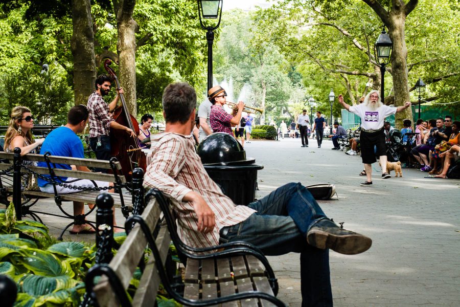 Voyage à New-York Manhattan - jazz à Washinton Square