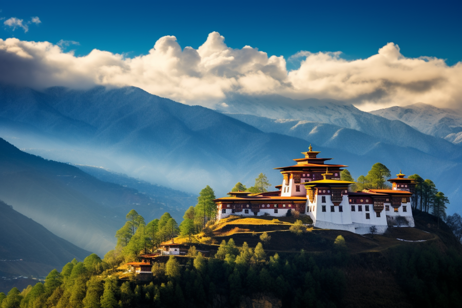 voyage au Bhoutan, paysage